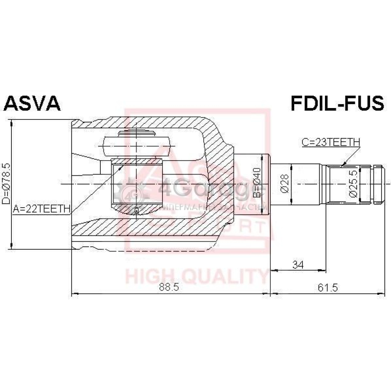 Внутренний 22. ASVA 0401088. ASVA FDILFUS шрус внутренний. ASVA chiua2116 шрус внутренний. ASVA TVIN-001 шрус внутренний.