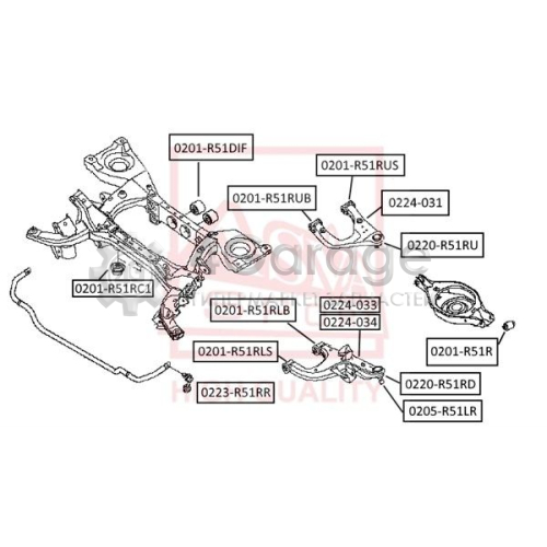 ASVA 0220R51RD Шарнир независимой подвески / поворотного рычага