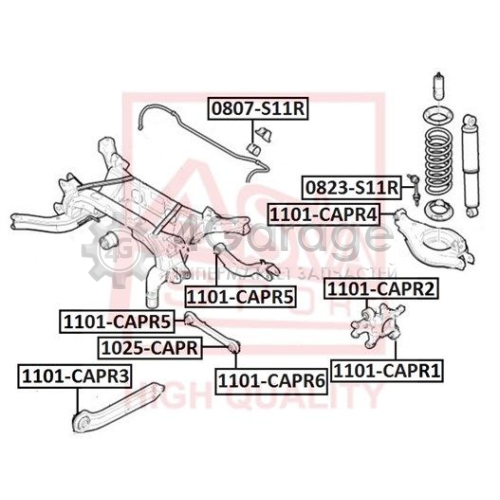 ASVA 0823S11R Тяга / стойка стабилизатор в Красноярске
