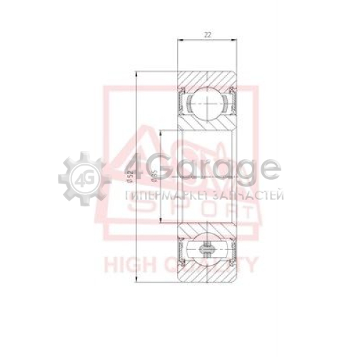 Подшипник ASVA DAC35520022 в Нижнем Новгороде