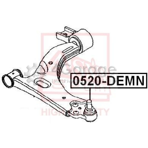 ASVA 0520DEMN Шарнир независимой подвески / поворотного рычага