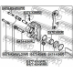 FEBEST 0474K96RU Направляющий болт корпус скобы тормоза