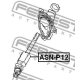 FEBEST ASNP12 Вал сошки рулевого управления