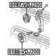 FEBEST 0188VDJ200 Паразитный / ведущий ролик поликлиновой ремень