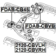 FEBEST 2120CBVRH Шарнир независимой подвески / поворотного рычага