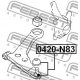 FEBEST 0420N83 Шарнир независимой подвески / поворотного рычага