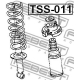 FEBEST TSS011 Подвеска амортизатор