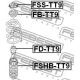 FEBEST FBTT9 Подшипник качения опора стойки амортизатора