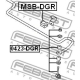FEBEST 0423DGR Тяга / стойка стабилизатор