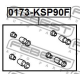 FEBEST 0173KSP90F Пыльник управление корпуса скобы тормоза