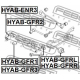 FEBEST HYABGFRL Подвеска рычаг независимой подвески колеса