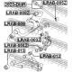 FEBEST LRAB008Z Подвеска рычаг независимой подвески колеса