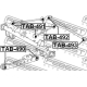 FEBEST TAB491 Подвеска рычаг независимой подвески колеса