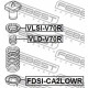 FEBEST VLSIV70R Тарелка пружины