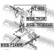 FEBEST NSBF24MR Опора стабилизатор