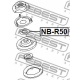 FEBEST NBR50 Подшипник качения опора стойки амортизатора