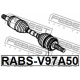 FEBEST RABSV97A50 Зубчатый диск импульсного датчика противобл. устр.