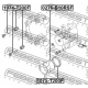 FEBEST 1074T200F Направляющий болт корпус скобы тормоза