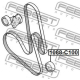 FEBEST 1088C100 Паразитный / ведущий ролик поликлиновой ремень