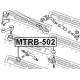 FEBEST MTRB502 Ремкомплект наконечник поперечной рулевой тяги