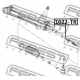 FEBEST 1022TR Осевой шарнир рулевая тяга