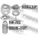 FEBEST NSSL33F Подвеска амортизатор