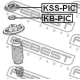 FEBEST KSSPIC Подвеска амортизатор