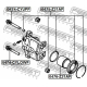 FEBEST 0476Z21AF Поршень корпус скобы тормоза