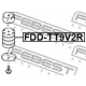 FEBEST FDDTT9V2R Листовая рессора дополнительная рессора