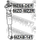 FEBEST MZAB141 Втулка амортизатор