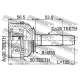 FEBEST 0310024A50 Шарнирный комплект приводной вал