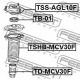 FEBEST TSSAGL10F Подвеска амортизатор