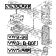Буфер амортизация FEBEST VWDB6F в Ростове-на-Дону