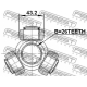 FEBEST 2716S80T Муфта с шипами приводной вал