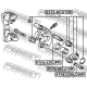 FEBEST 0175ACU15R Ремкомплект тормозной суппорт