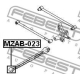 FEBEST MZAB023 Подвеска рычаг независимой подвески колеса