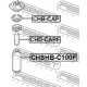 FEBEST CHSHBC100F Защитный колпак / пыльник амортизатор
