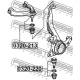 FEBEST 0320213 Шарнир независимой подвески / поворотного рычага