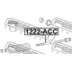 FEBEST 1222ACC Осевой шарнир рулевая тяга в Красноярске