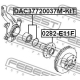 FEBEST DAC37720037MKIT Комплект подшипника ступицы колеса