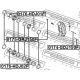 FEBEST 0176HDJ01F Поршень корпус скобы тормоза