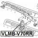 FEBEST VLMBV70RR Подвеска двигатель