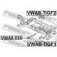 FEBEST VWAB034 Подвеска двигатель