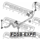 FEBEST FDSBEXPF Опора стабилизатор