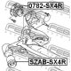 FEBEST SZABSX4R Втулка балка моста