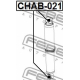 FEBEST CHAB021 Втулка амортизатор