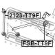 FEBEST 2123TT9F Тяга / стойка стабилизатор