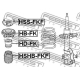 FEBEST HBFK Подшипник качения опора стойки амортизатора