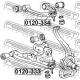 FEBEST 0120334 Шарнир независимой подвески / поворотного рычага