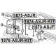 FEBEST 1874ASJRKIT Направляющий болт корпус скобы тормоза